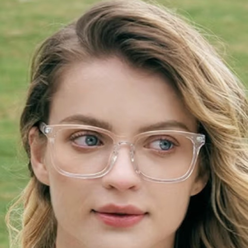 Blue light clear glasses